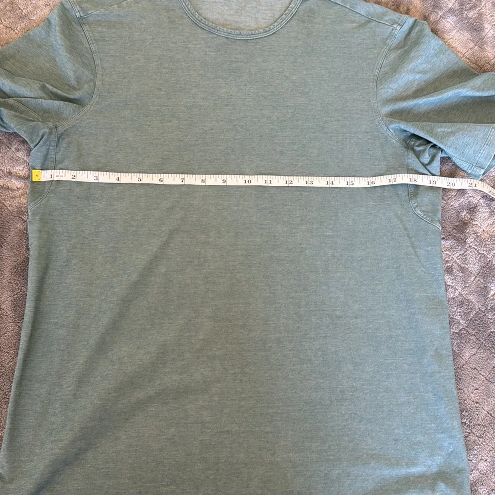 Mens Lululemon The Fundamental T *Wash Tye Dye Green T Shirt Size Small - Picture 4 of 6